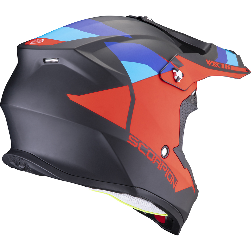 Scorpion - Casque VX-16 Evo Air Spectrum Noir Mat / Rouge / Bleu