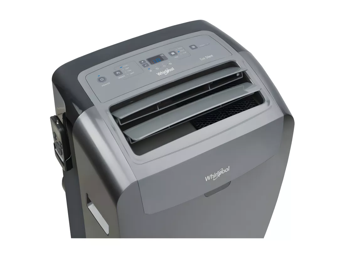 Climatiseur mobile réservible climatisation + chauffage PACB212HP Noir