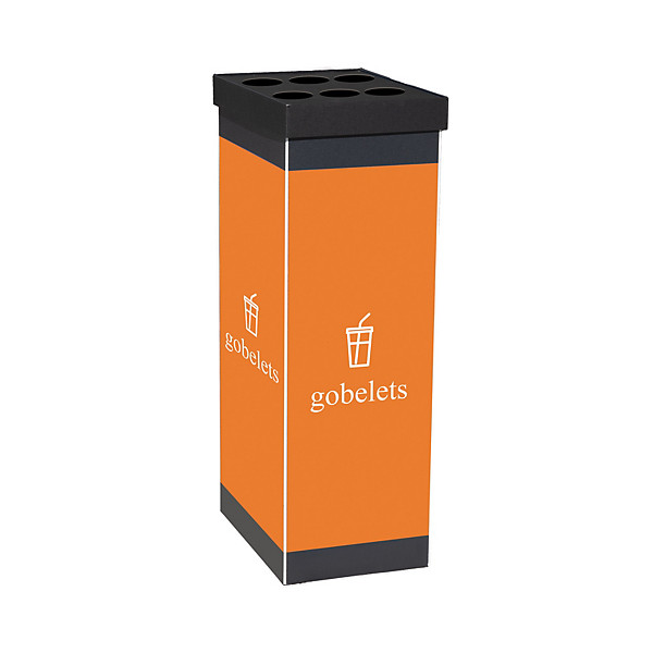 Corbeille gobelets - corps noir