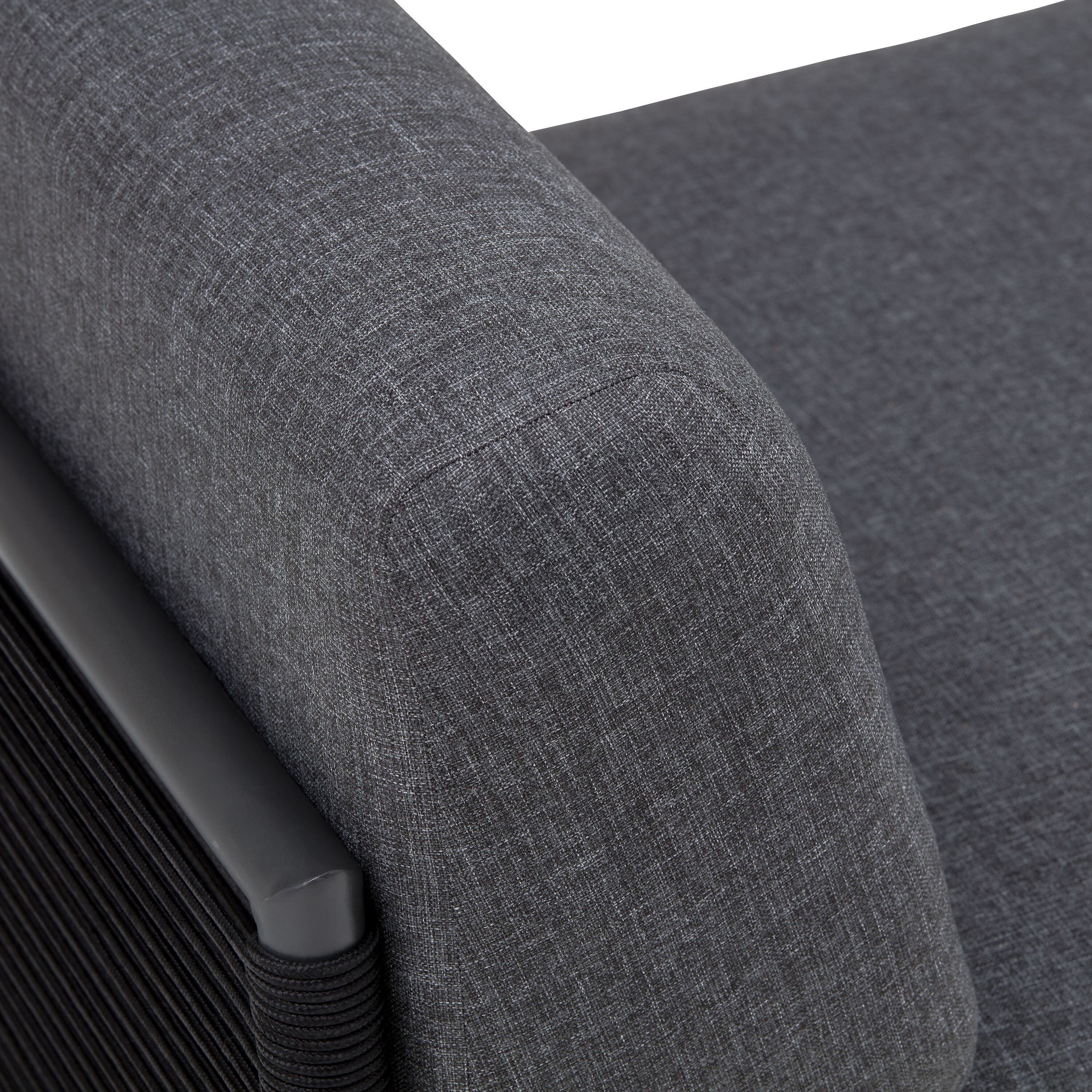 HORIZON Lounge Einzelelement - Anthrazit / B: 87.0 cm x T: 87.0 cm x H: 76.0 cm