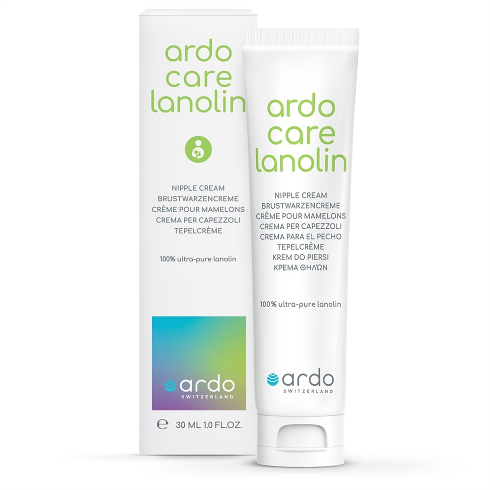 ARDO CARE LANOLIN Brustwarzencreme Creme deutsch/französisch/italienisch/niederländisch/englisch Tb 30 ml