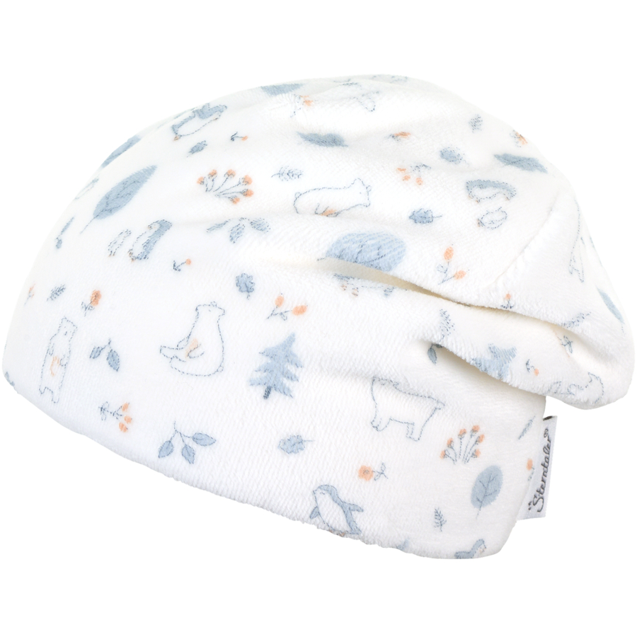 Sterntaler Beanie Tiere ecru