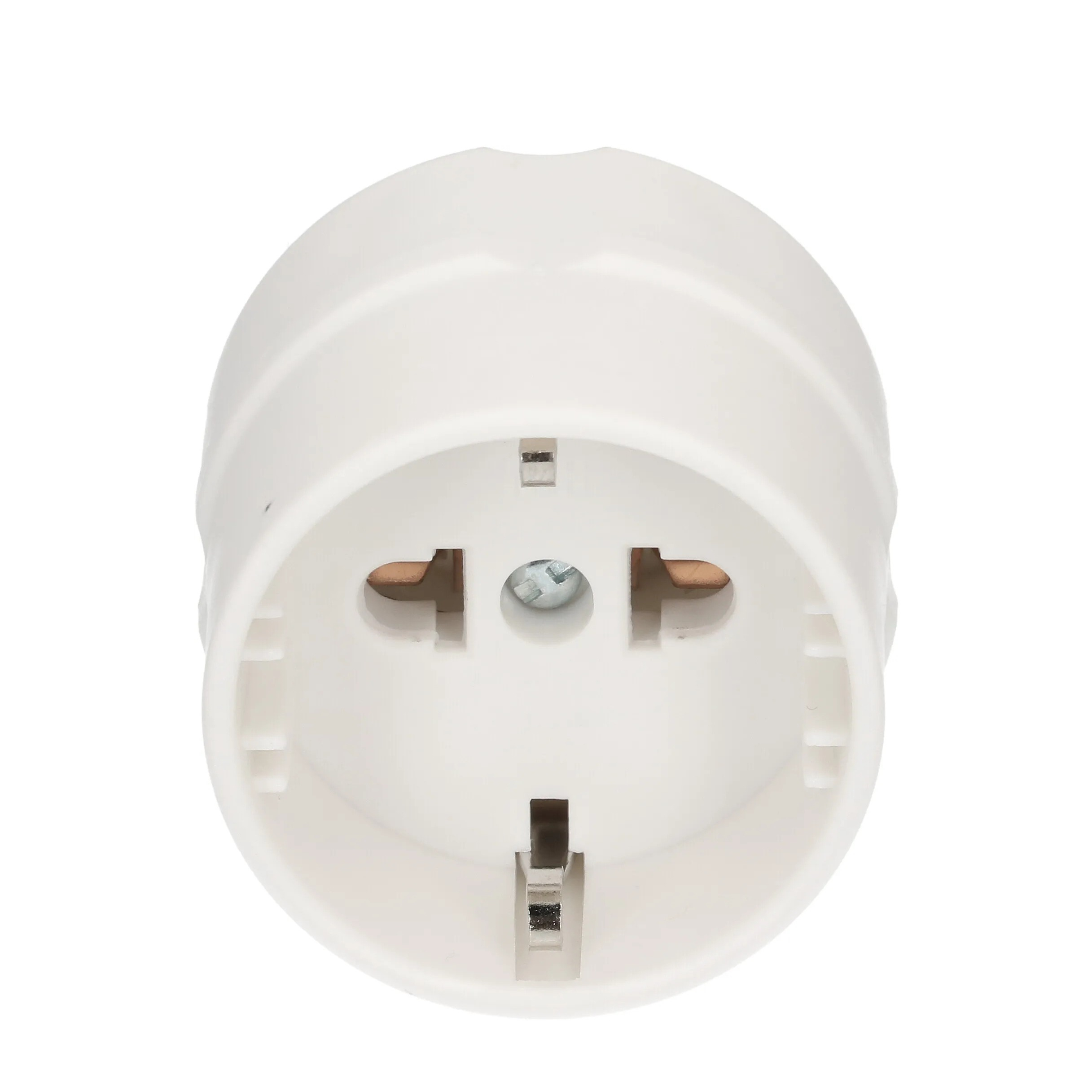 Reiseadapter Travel Adapter USA / Japan Typ 12 zu Schuko (3/2-polig) (162313) - Weiss
