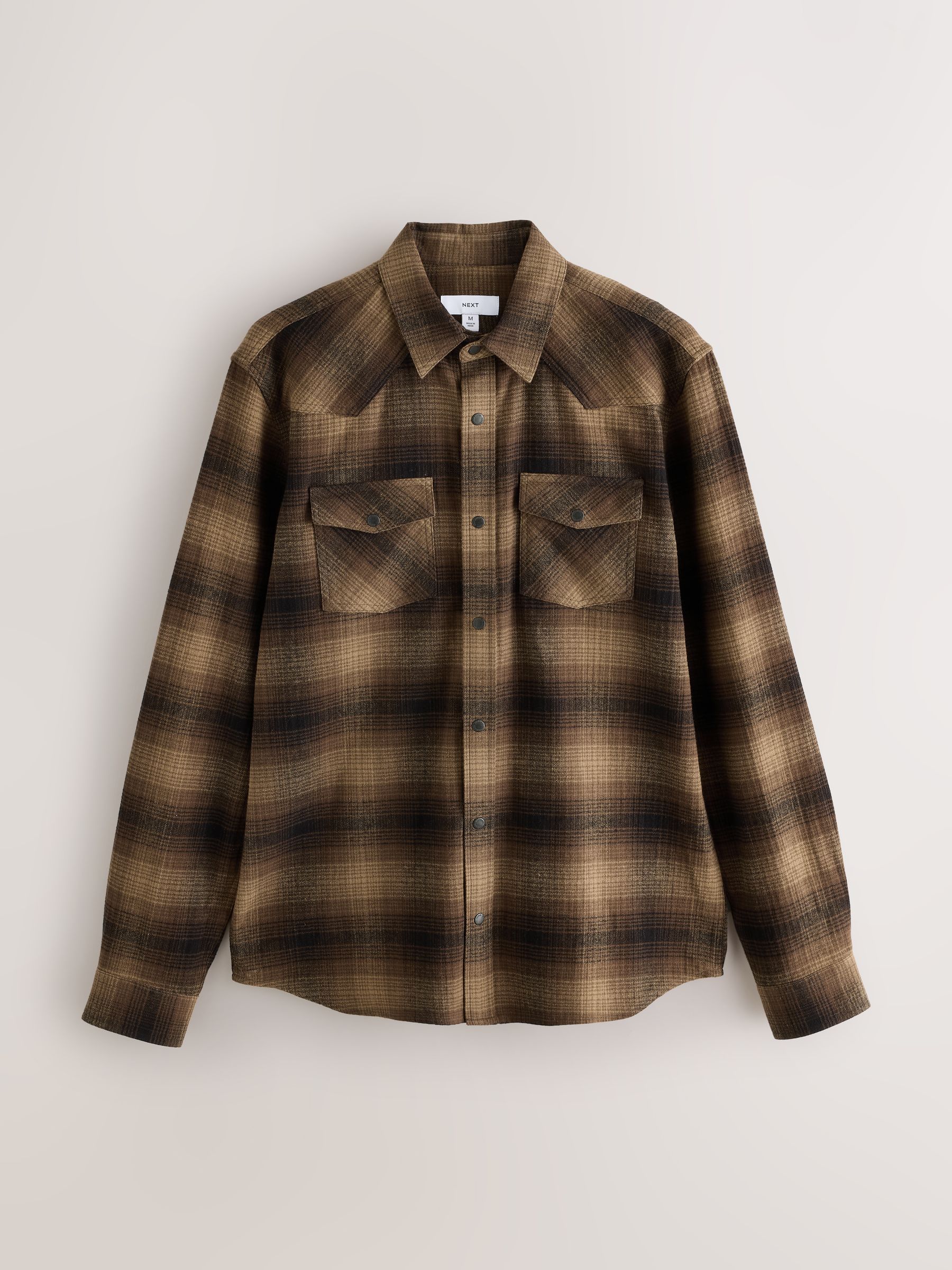 Bruin - Western Style Long Sleeve Check Shirt