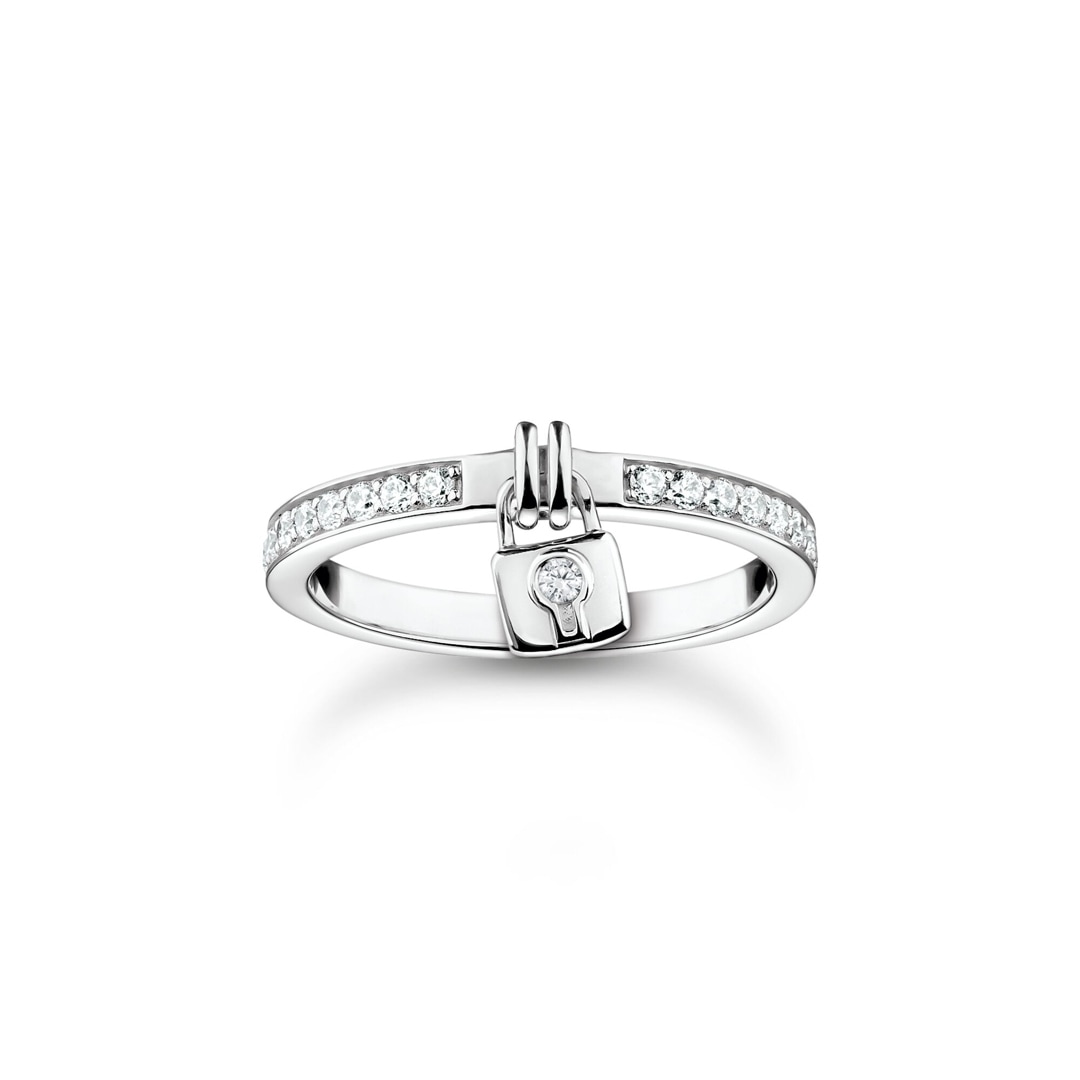 Thomas Sabo Charm Club Ring Schloss silber