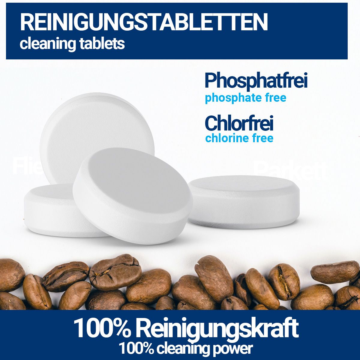 BMUT 10x Reinigunsgtabletten für Kaffeevollautomaten