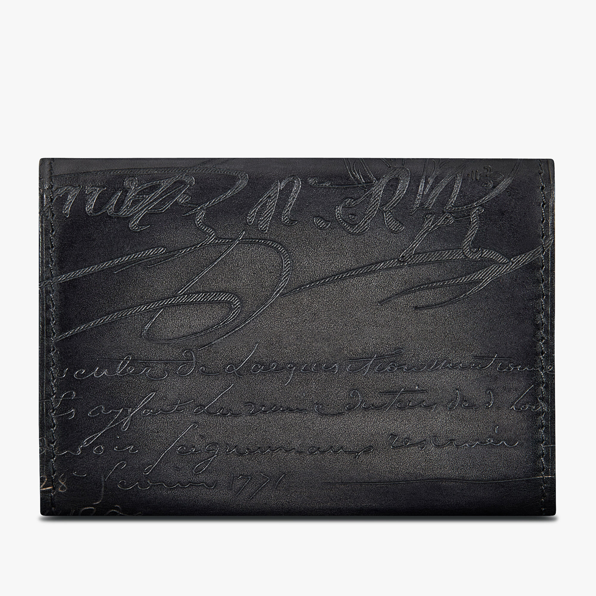Porte-Cartes Imbuia En Cuir Scritto