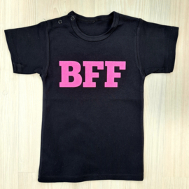 Glitter pink BFF tee Shortsleeves - Twinning