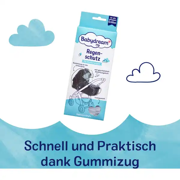 Regenschutz für Kinderwagen