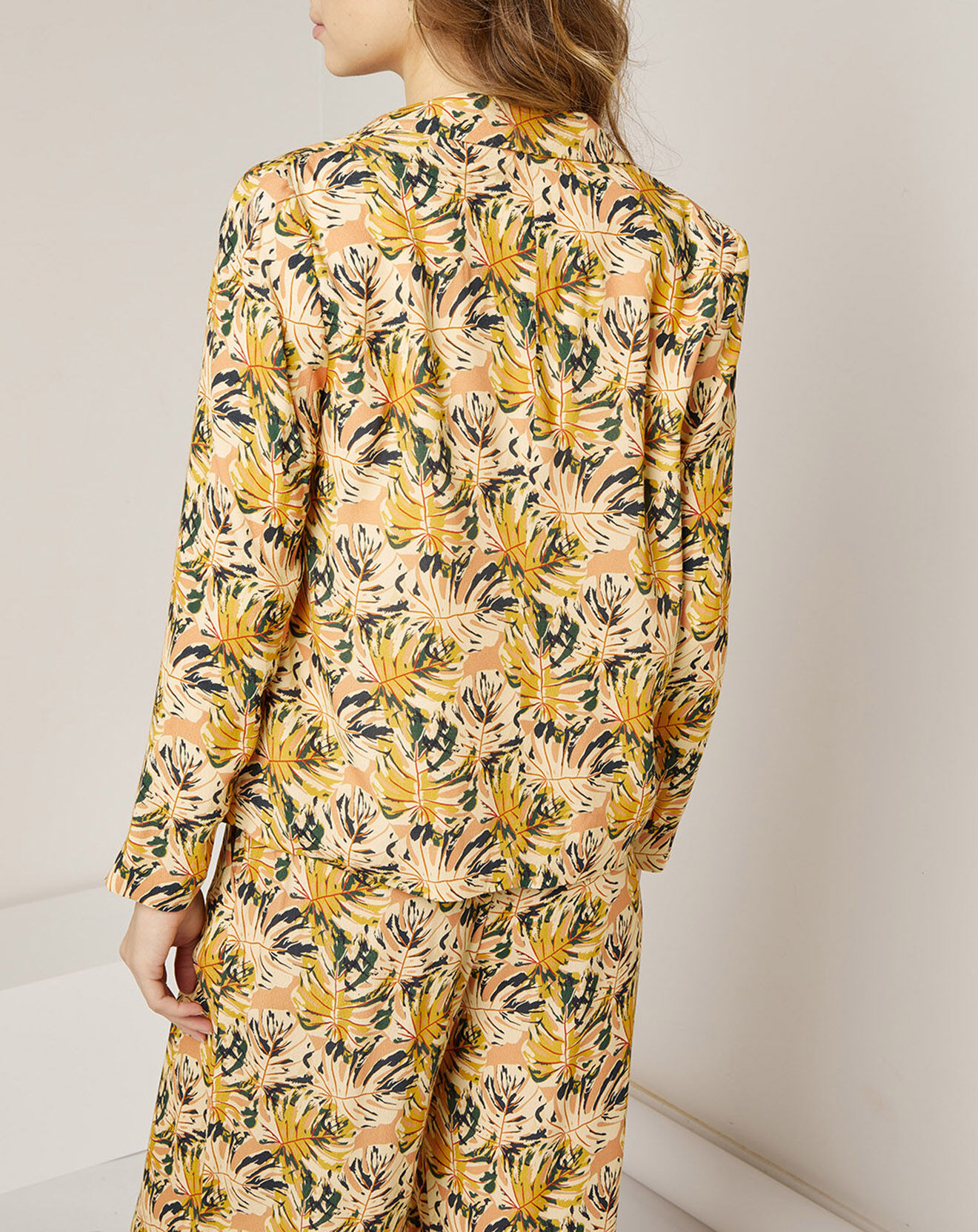 See u Soon Veste Anna imprimée jaune/orange