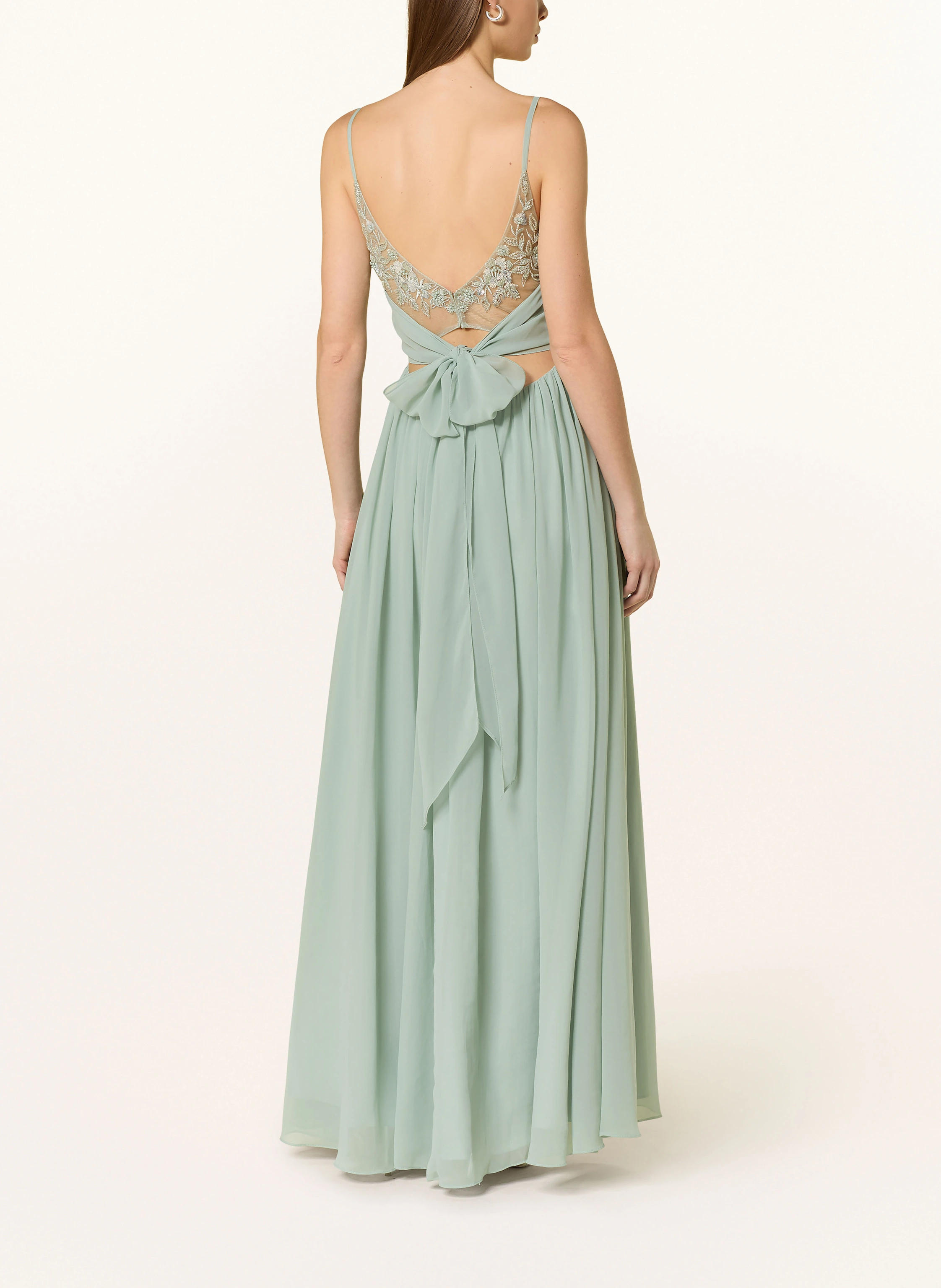 Hey Kyla Abendkleid mit Spitze und Schmuckperlen