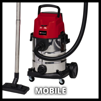 Einhell 2x18V nat-/droogzuiger TE-VC 36/25 Li S (zonder accu)