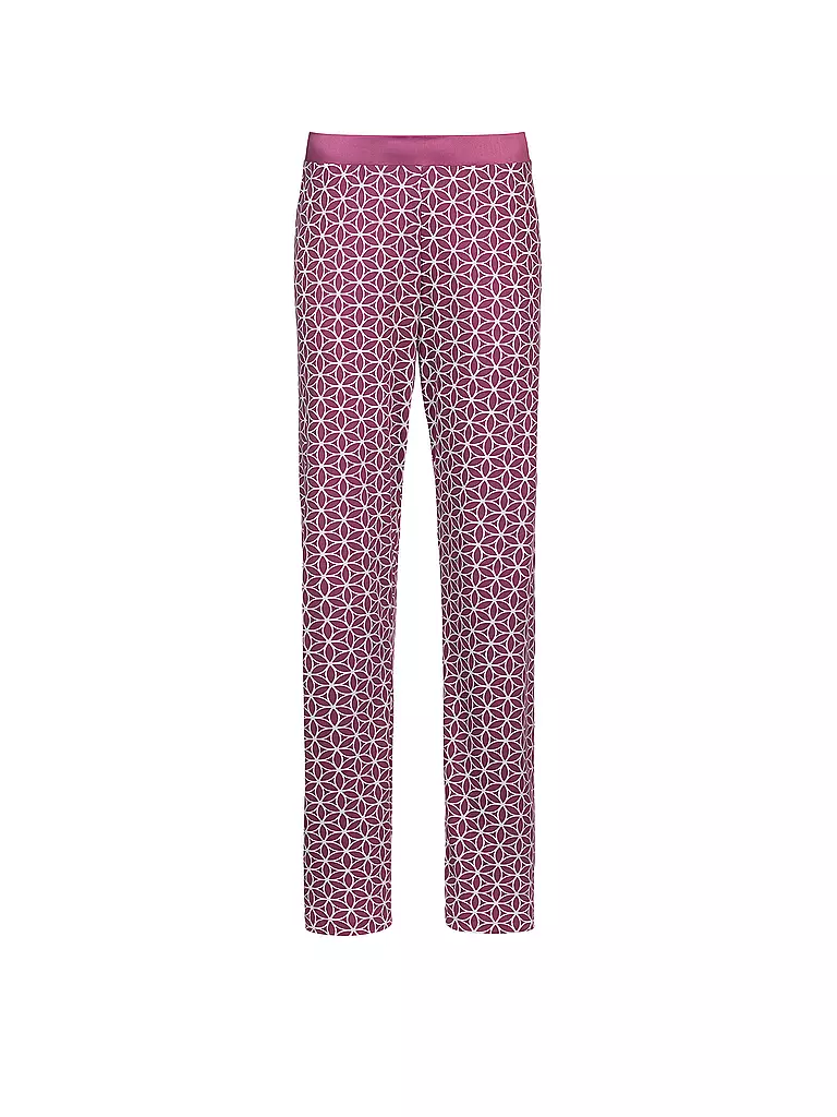 MEY Pyjamahose MOSAIC dunkelrot