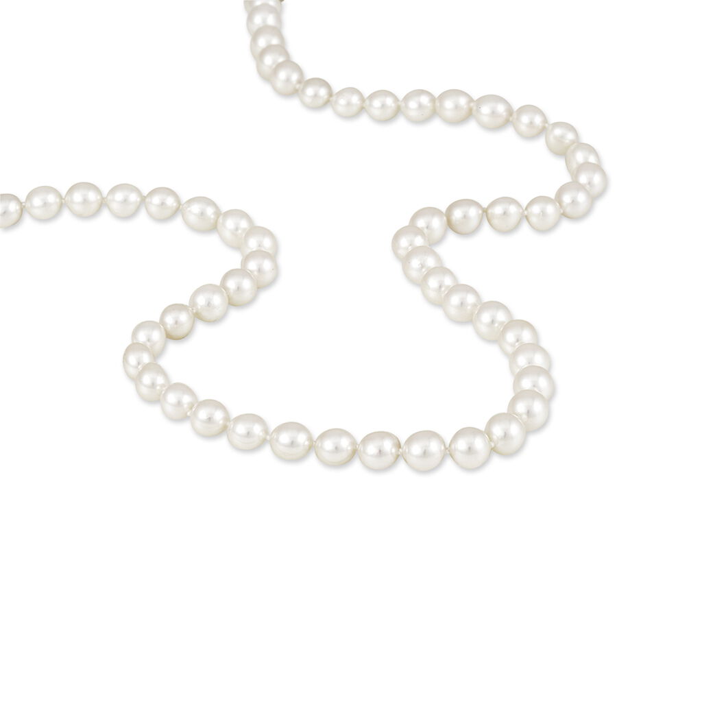 Collier Ghisele Or Jaune Perle De Culture D'akoya