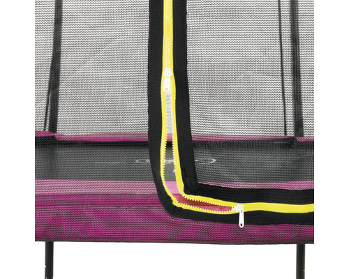 EXIT Silhouette Trampoline met Veiligheidsnet 254 x 153 cm Roze