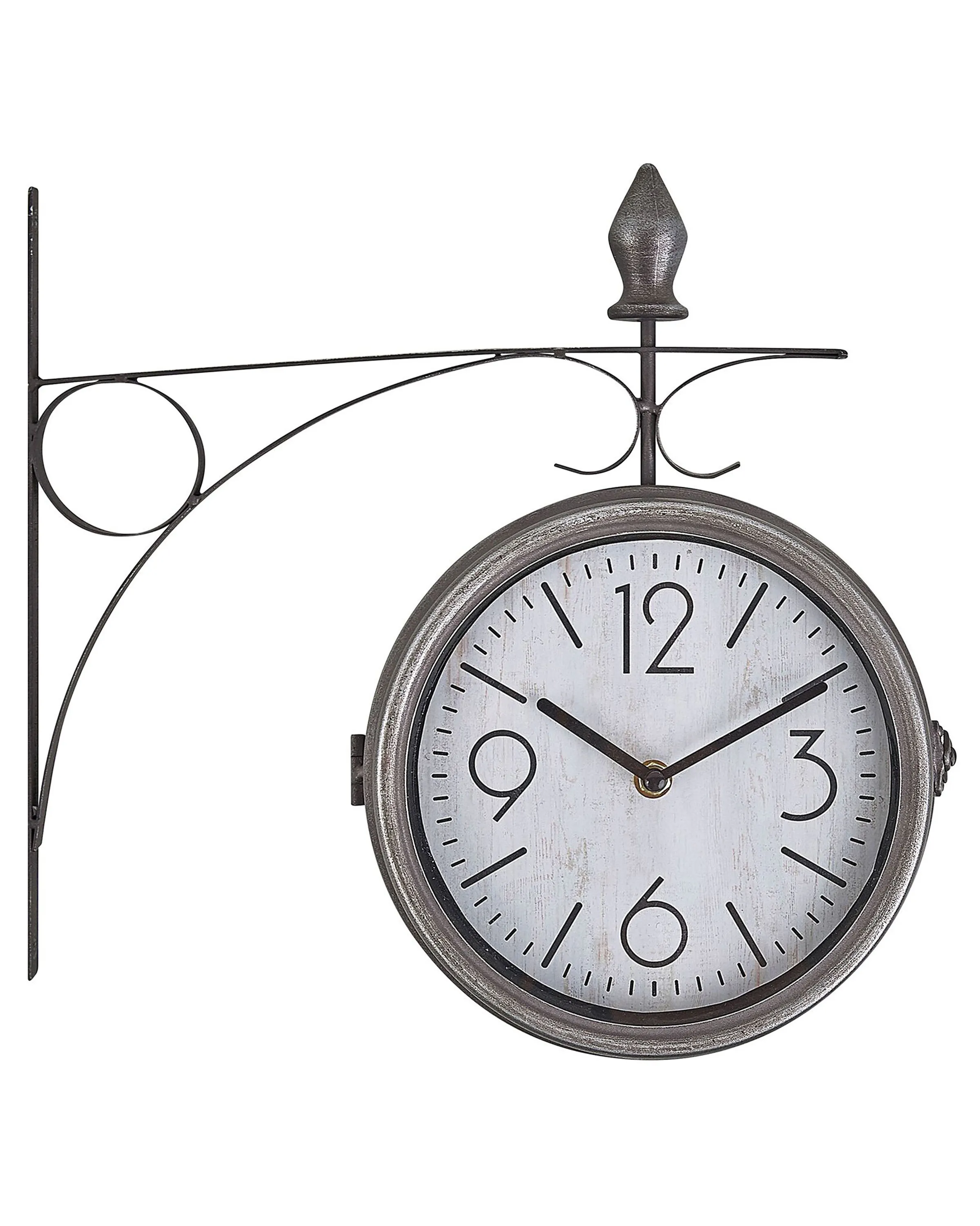 Wandklok ROMONT 34 cm Metaal Zilver