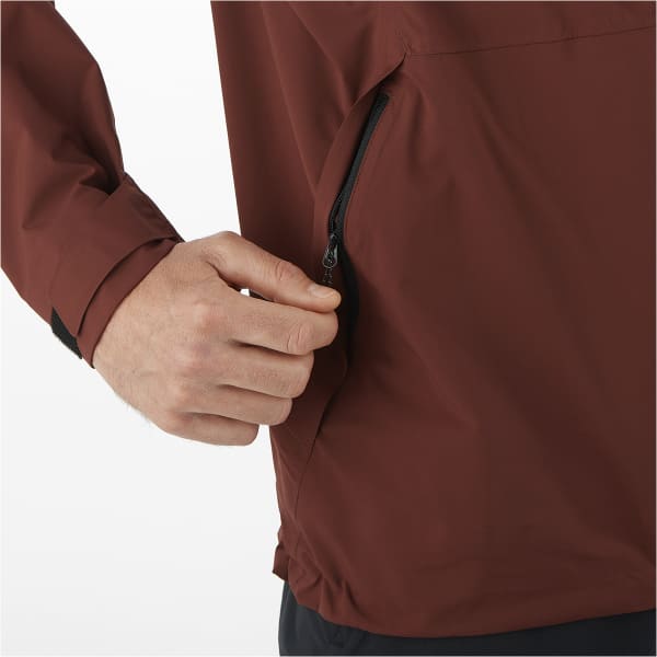Veste randonnée SALOMON OUTERPATH JACKET RUM RAISIN