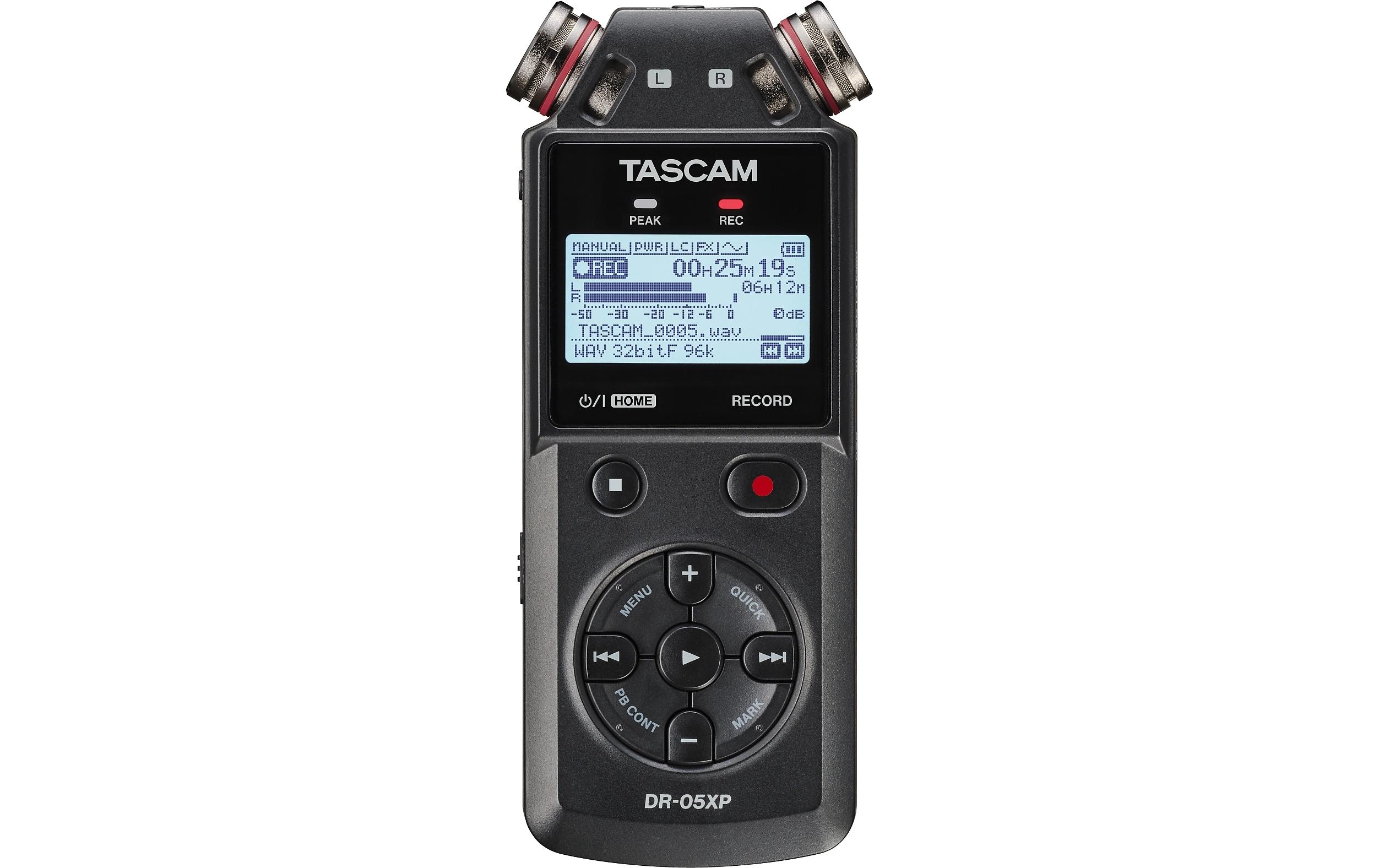Portable Recorder DR-05XP<br>Tragbarer 2-Kanal-Handheld-Audiorecorder
