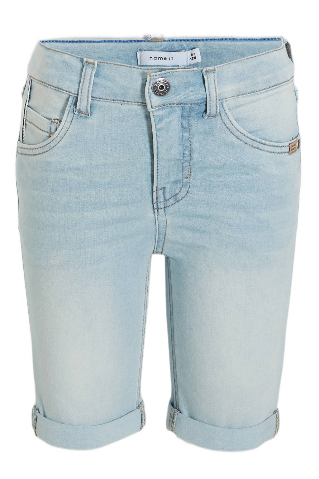 NAME IT slim fit short NKMTHEO XSL light blue denim