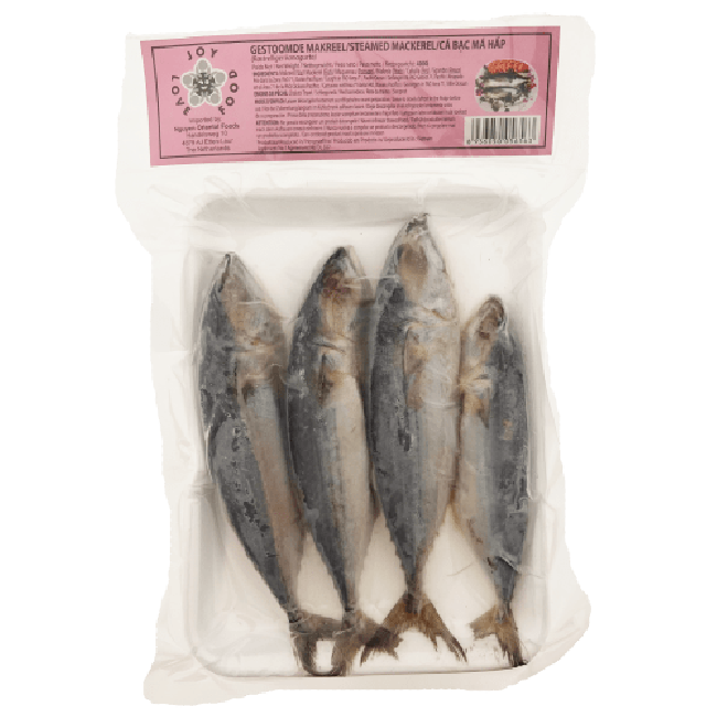 Joy Love Food Bevroren Gestoomde Makreel 400g