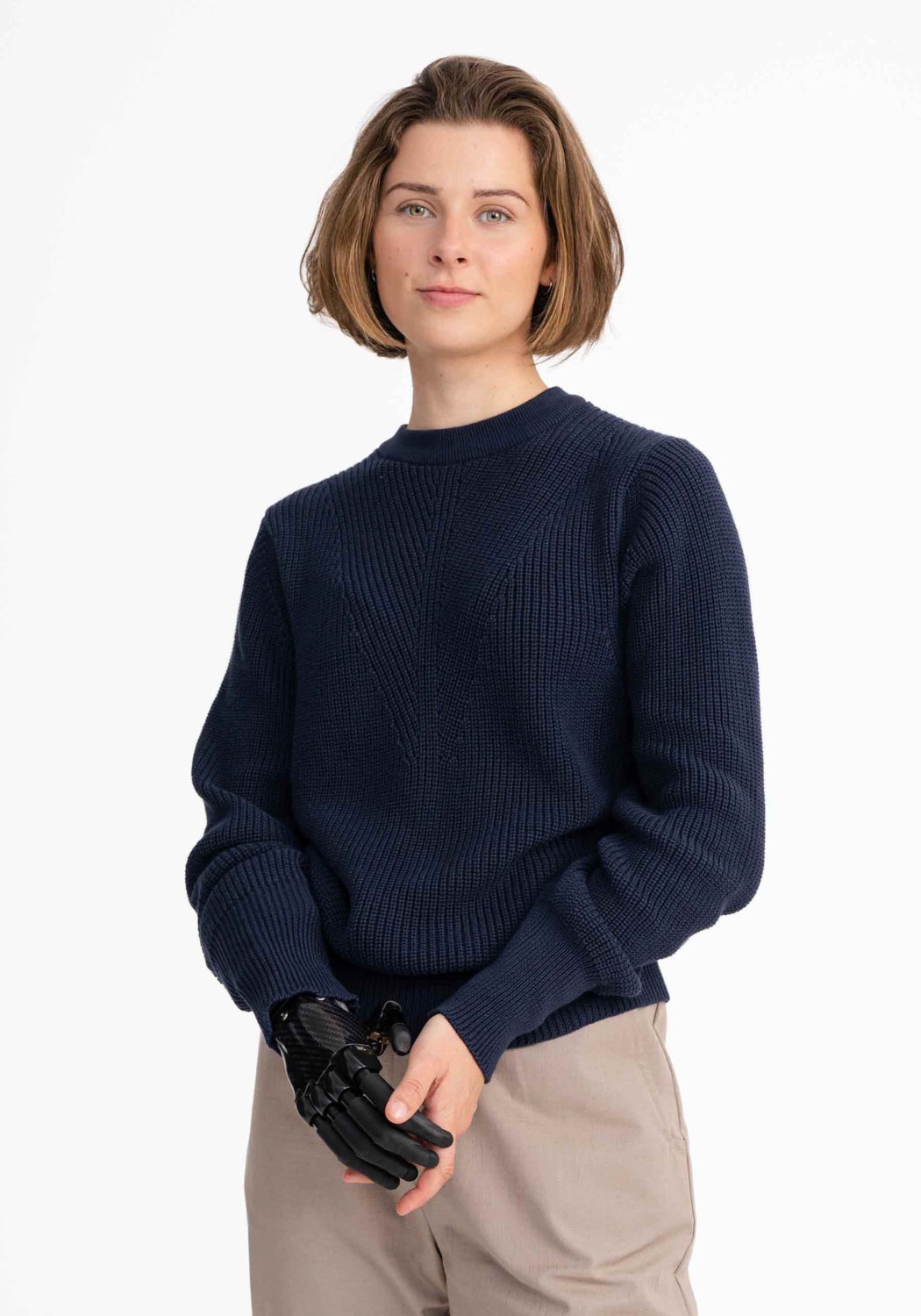 Mela Strickpullover Gauri Navy