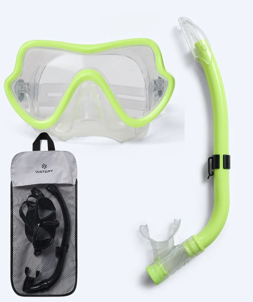 Watery Combo snorkelsæt til junior (8-15) - Trigger - Gul