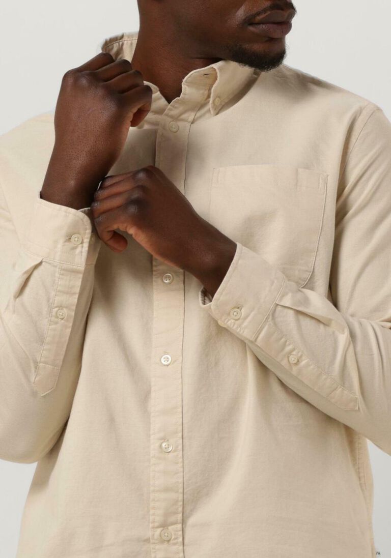 SELECTED HOMME beige selected homme casual overhemd slhregrick-ox flex shirt ls