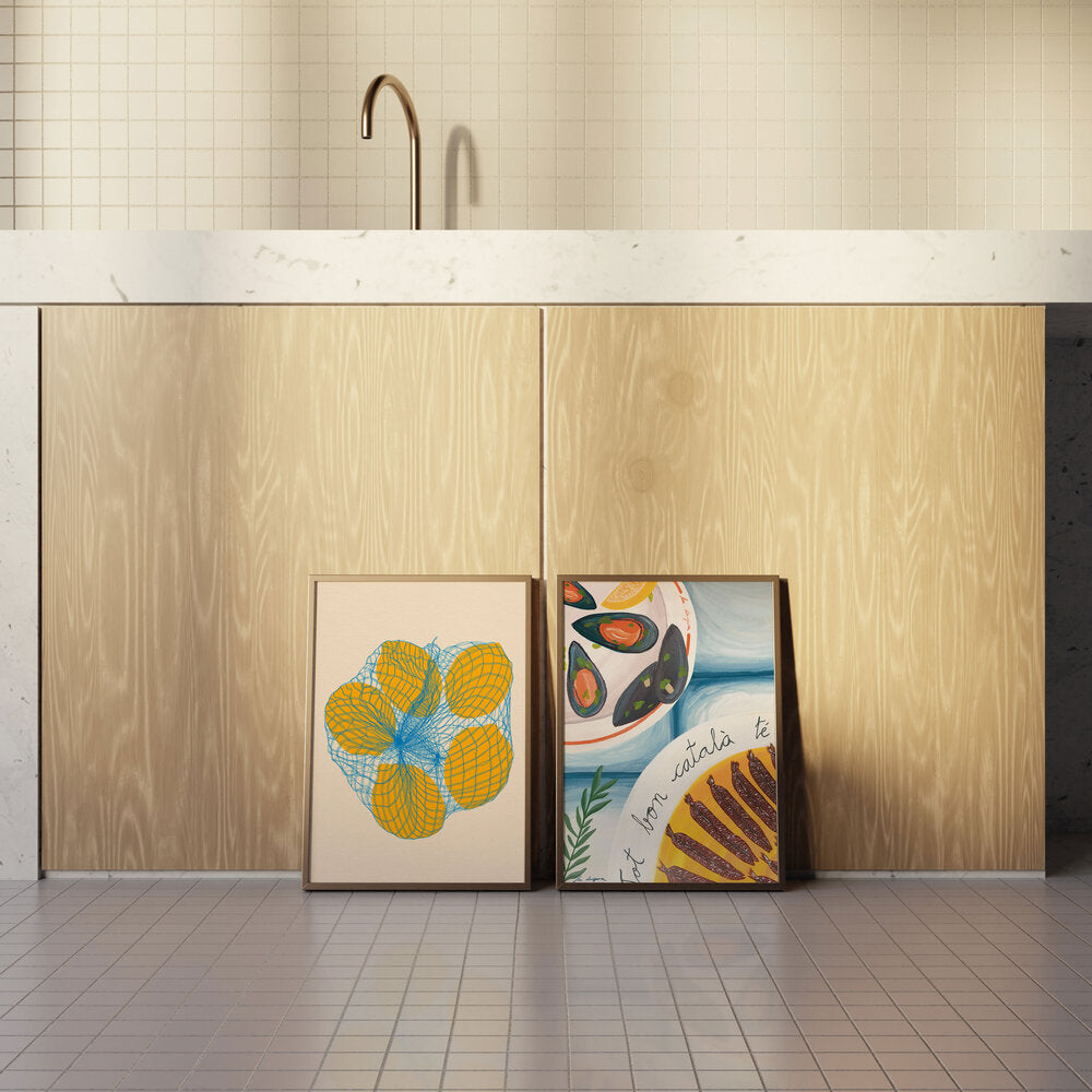 Poster & Frame  Quite Nice artwall plakater m.  ramme, 2 stk. - 30x40 cm.