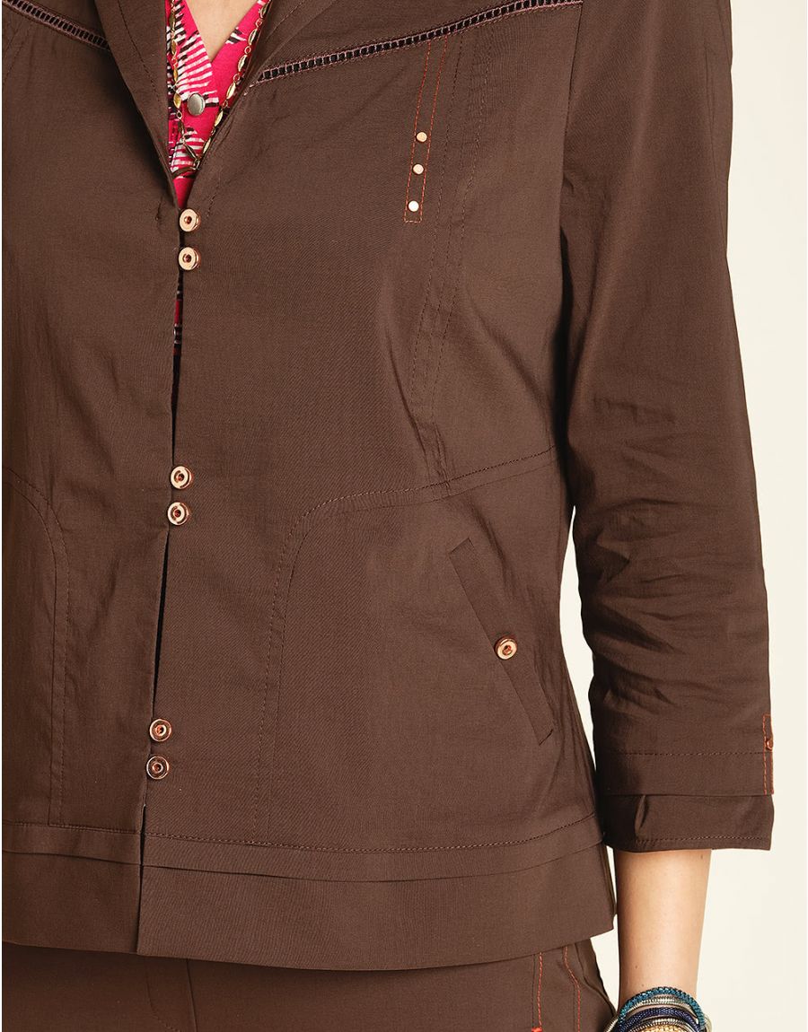 Veste chic marron