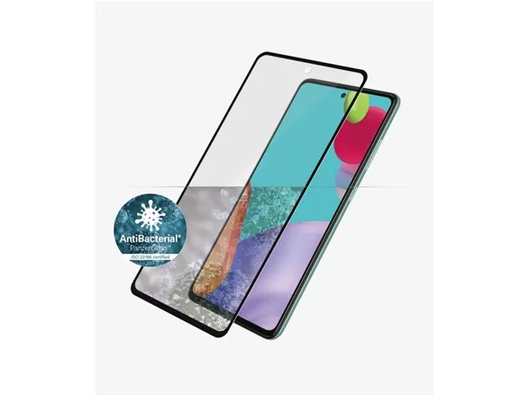 PanzerGlass™ | Case-Friendly - Skærmbeskytter for mobiltelefon - Edge-to-Edge fit - rammefarve sort | Samsung Galaxy A52/A52 5G