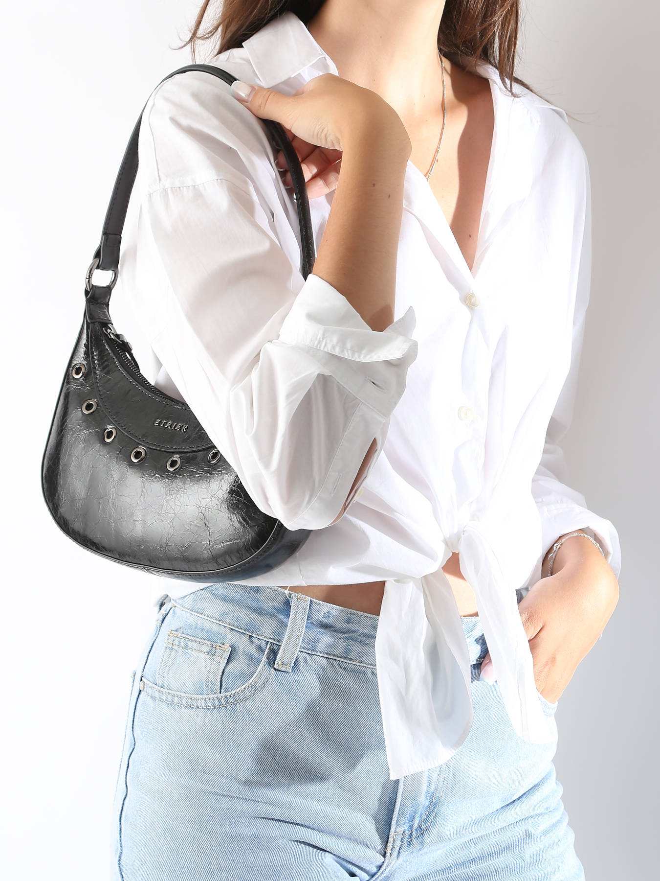 Sac bandoulire Joey cuir ETRIER
