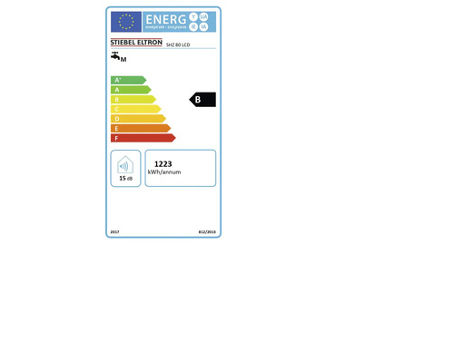 Stiebel Eltron SHZ 80 LCD wandgemonteerde boiler, 80 liter