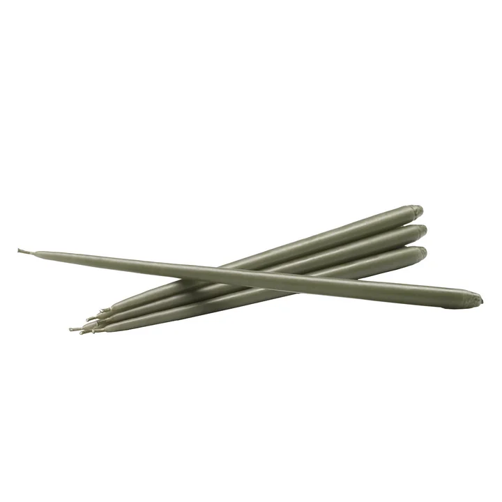 Stoff Nagel - Kerzen by Ester & Erik (6er-Set), dusty green