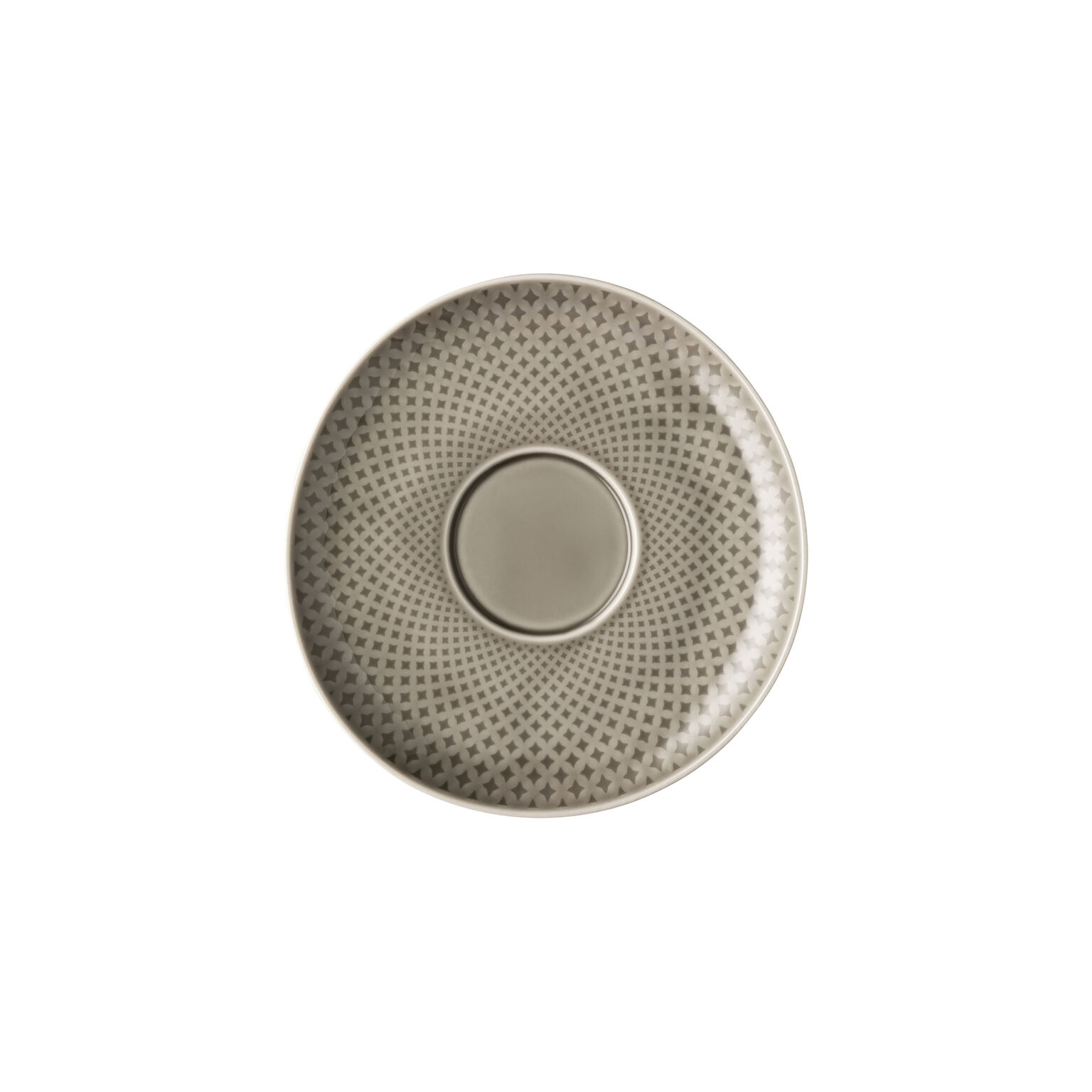 Junto Pearl Grey Café au Lait-Untertasse