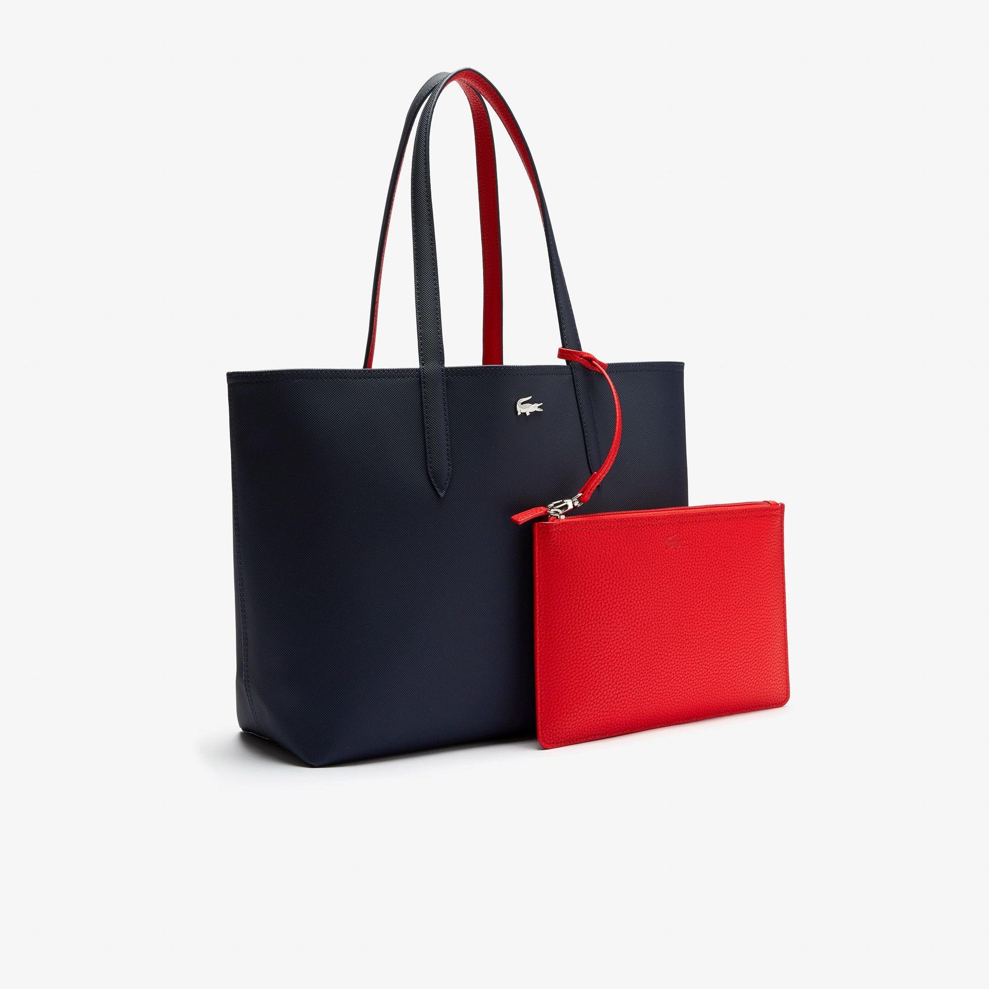 Sac cabas Anna réversible bicolore Sacs à main & Cabas - Bleu - Lacoste - Femme