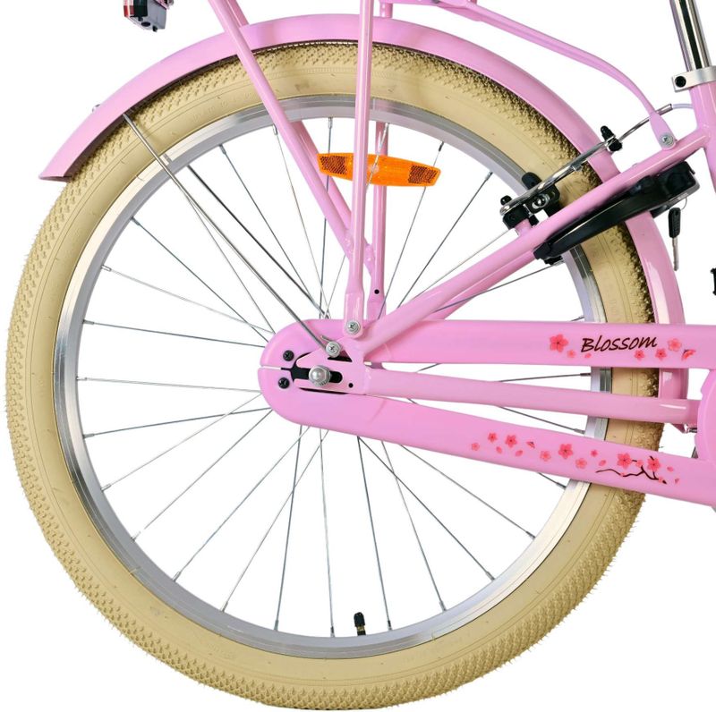 Volare - Blossom - Kinderfiets - Roze - 24 inch - Twee Handremmen