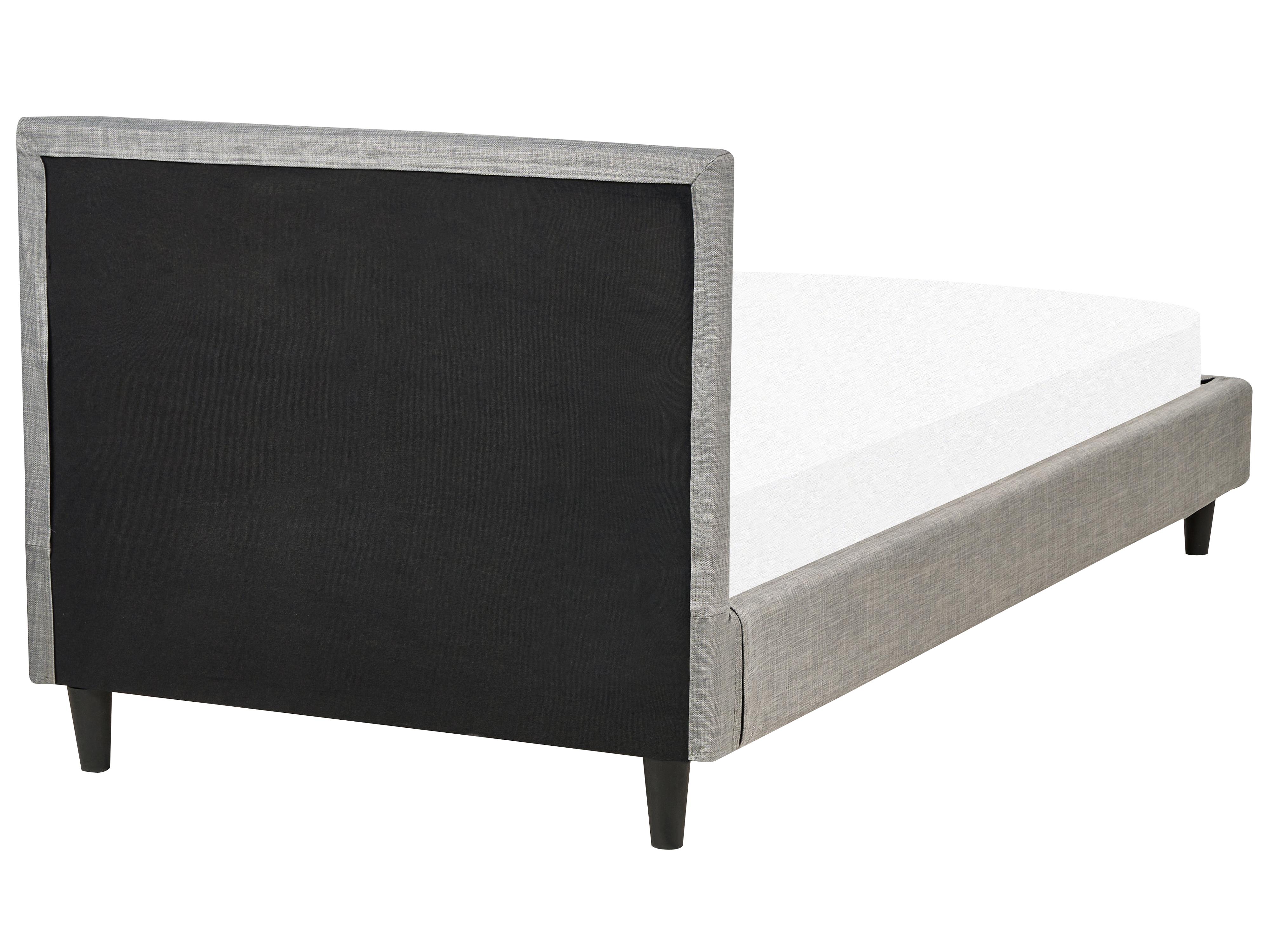 Bed Stof FITOU 90 x 200 cm Lichtgrijs