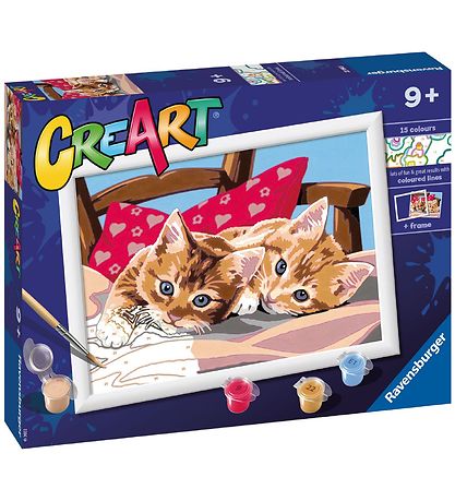 Ravensburger CreArt Malset - Two Cuddly Cats