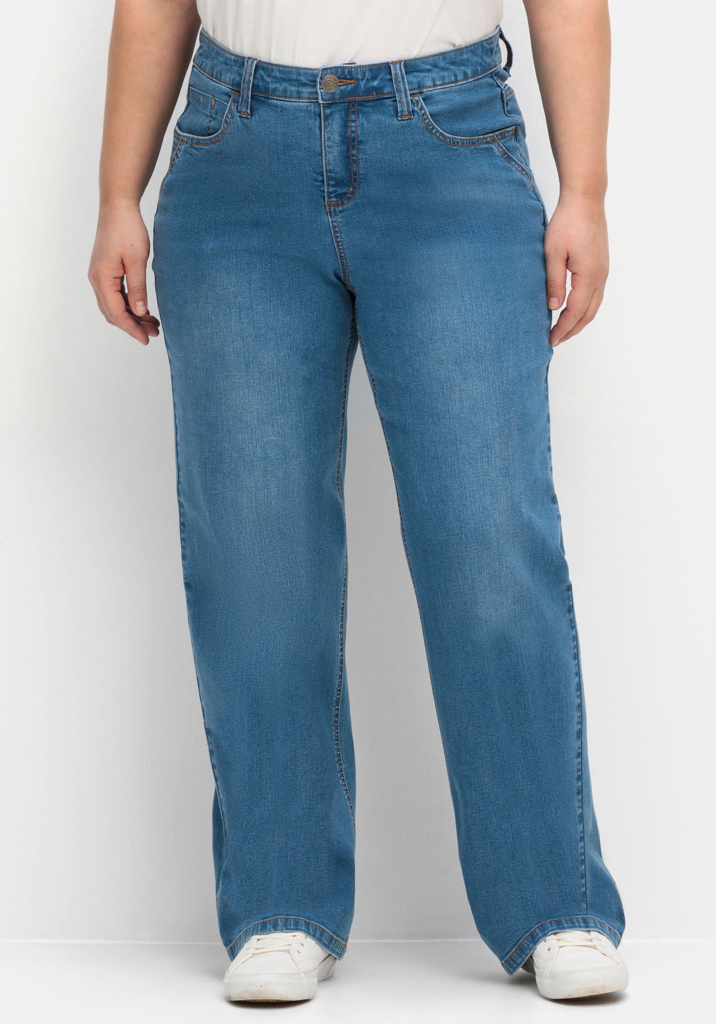 Weite Jeans in Curvy-Schnitt ELLA