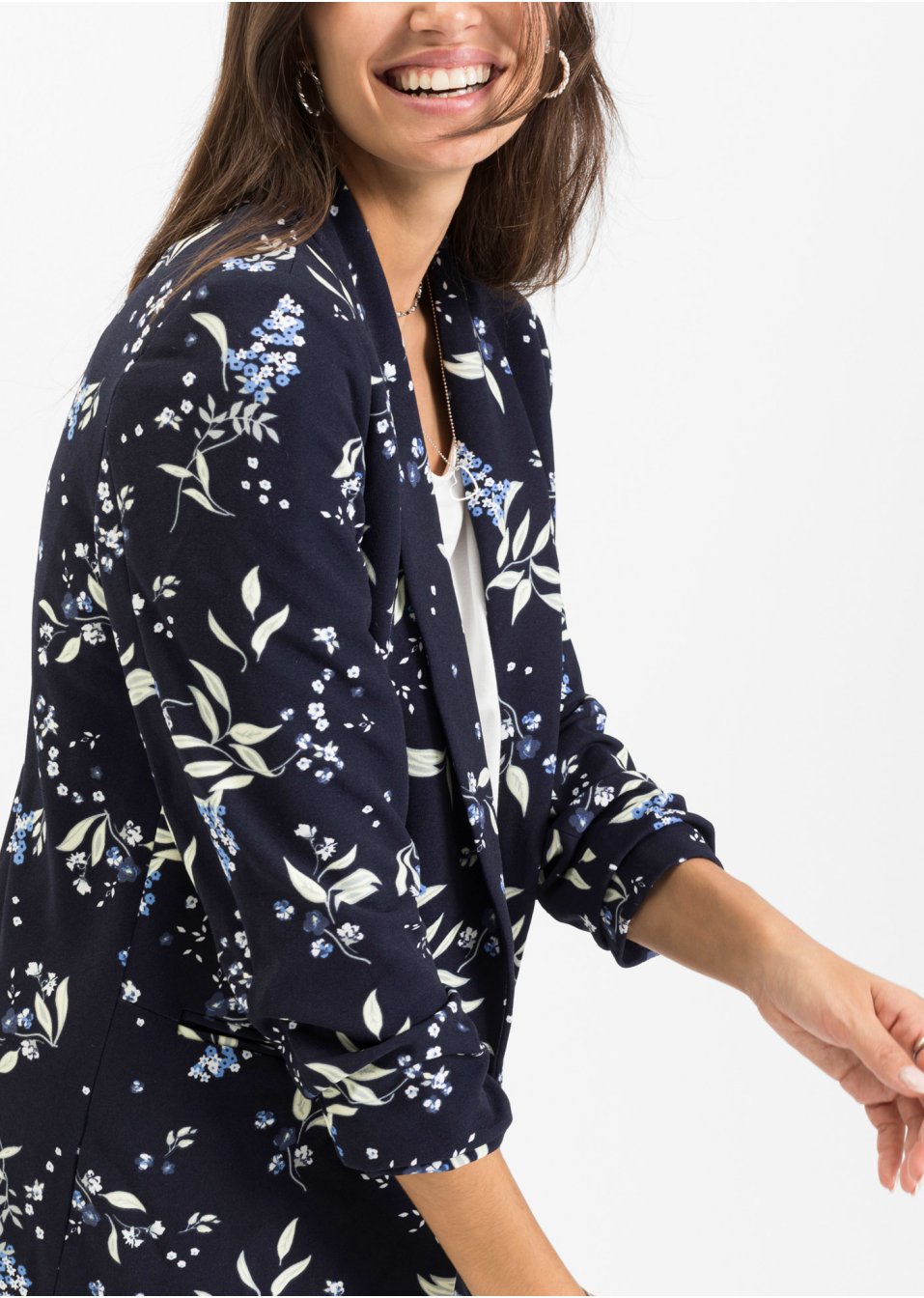 Blazer long imprimé