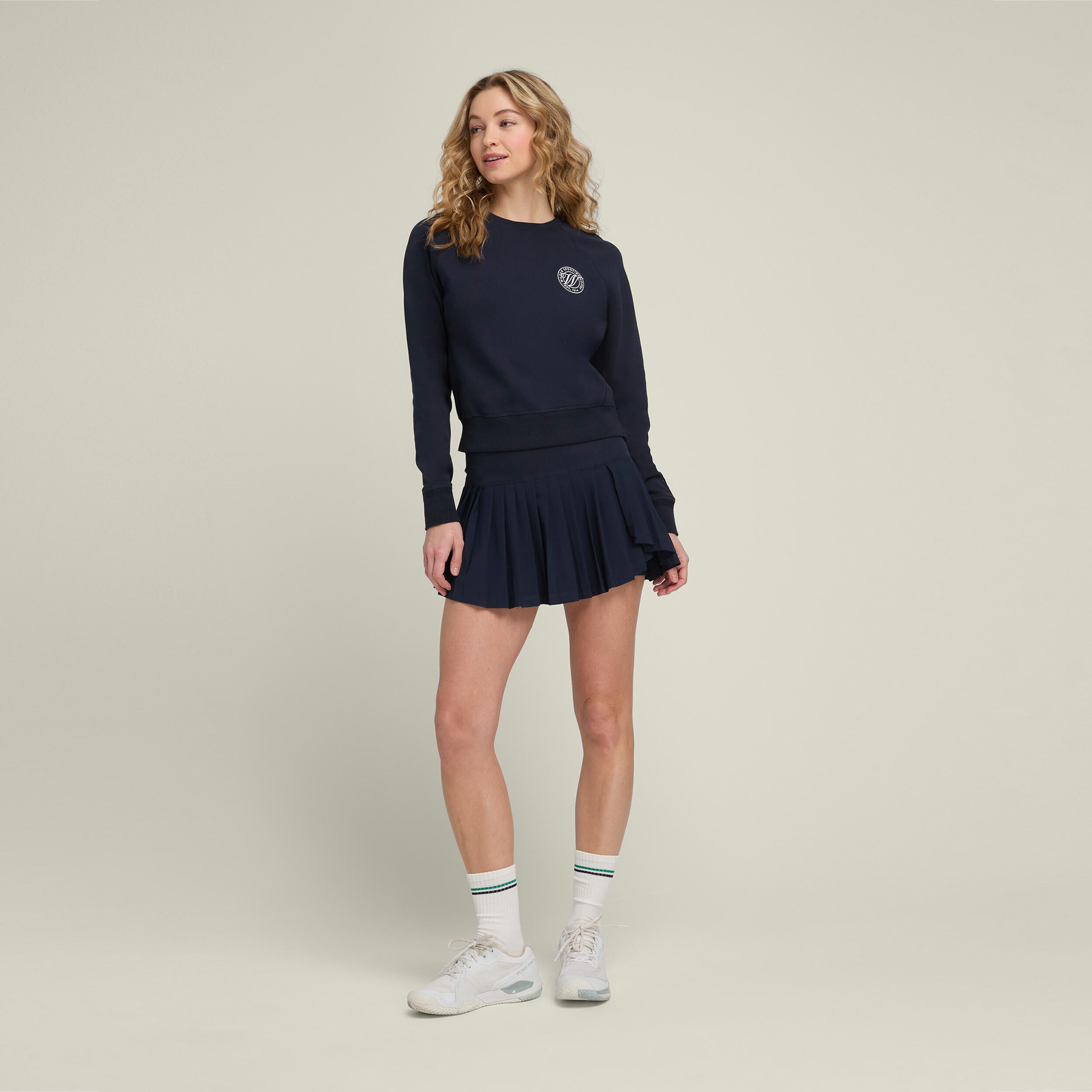 Wilson Sideline Crew Sweat-shirt Femmes - Bleu Foncé
