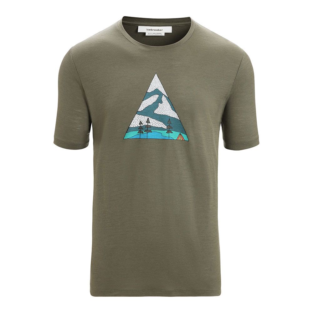 Icebreaker TECH LITE II - Tee-shirt Homme loden