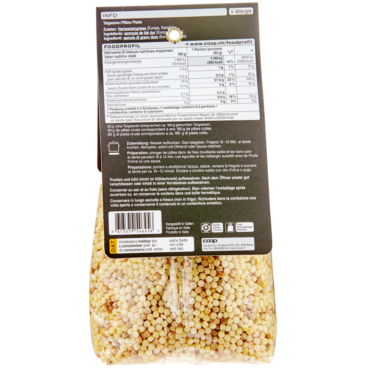 Fine Food Fregola Tostata