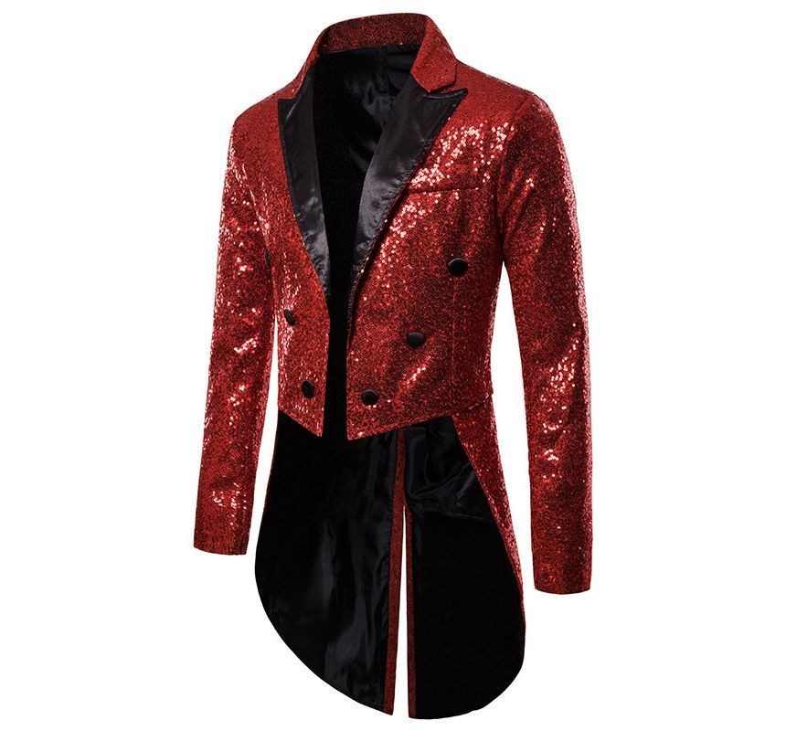 Sheck - Sequin Double-Breasted Tailcoat