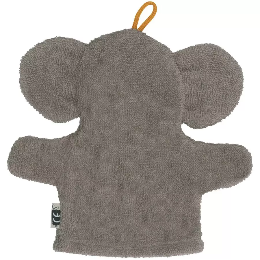 Sterntaler Spiel-Waschhandschuhe Eddy grau