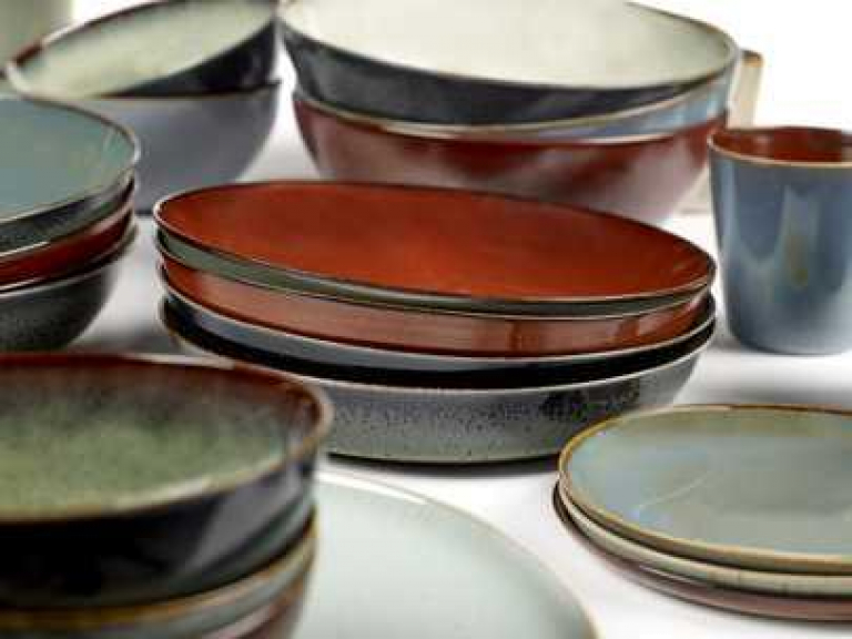 Serax Terres de Rêves by Anita le Grelle gebaksbordje Ø13 smokey blue