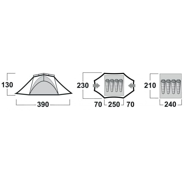Tente bivouac HUSKY BROFUR 4