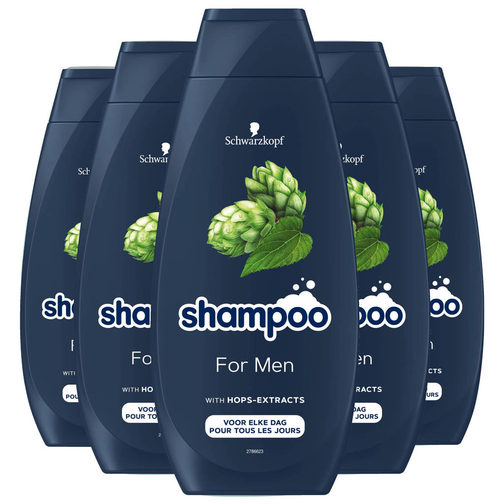 Goed productFor Men shampoo - 5 x 400 ml - voordeelverpakking