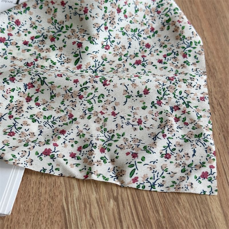 enthice - Bandana hoofdband met bloemenprint