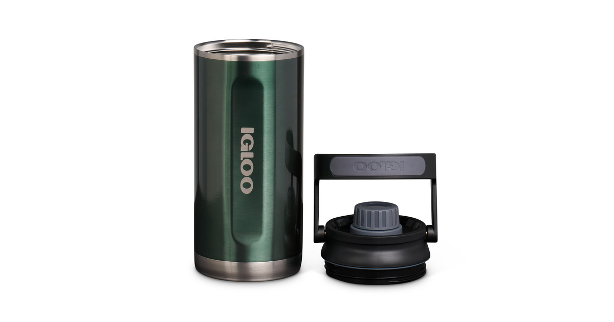 IglooTwist ‘n’ Chug Bottle 36 oz, 1,06 liter drinkfles  (Groen)